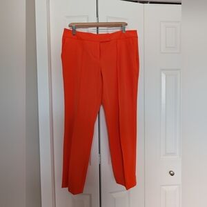 2/$15Worthington Orange Tailored Trousers with Straight Leg